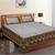 Jaipuri Print Single bed bedsheet 60 x90 in  with Single Pillow cover 18x27 in