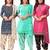 Salwar Studio Women's Pack of 3 Synthetic Printed Unstitched Dress Material Combo