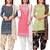 Salwar Studio Women's Pack of 3 Synthetic Printed Unstitched Dress Material Combo