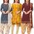 Salwar Studio Women's Pack of 3 Synthetic Printed Unstitched Dress Material Combo