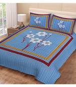 PREMIUM Double BEDSHEETS 90*100 IN  with 2 Pillow covers 17 by 27 inches