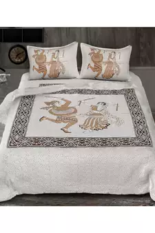 PREMIUM Double BEDSHEETS 90*100 IN  with 2 Pillow covers 17 by 27 inches