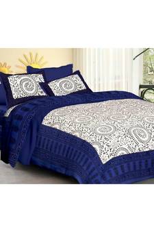 PREMIUM Double BEDSHEETS 90*100 IN  with 2 Pillow covers 17 by 27 inches