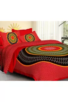 Double Queen BEDSHEETS 84*92 IN  with 2 Pillow covers 17 by 27 inches