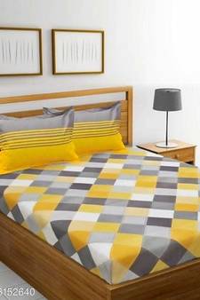 Double Queen BEDSHEETS 84*92 IN  with 2 Pillow covers 17 by 27 inches