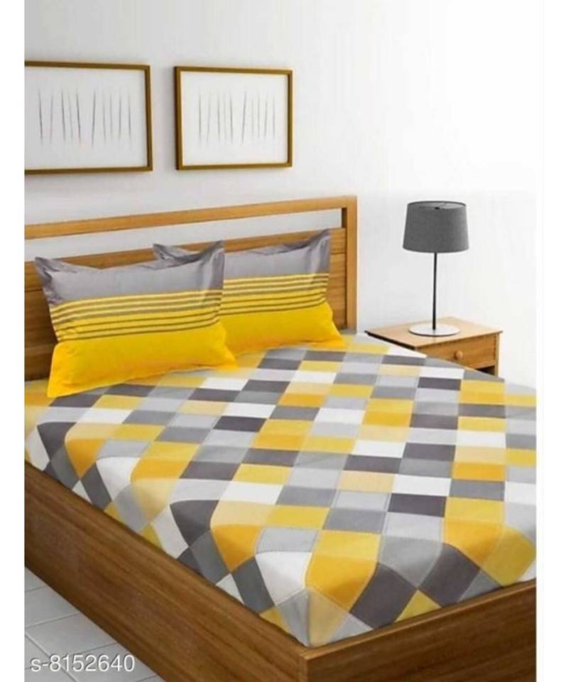 Double Queen BEDSHEETS 84*92 IN  with 2 Pillow covers 17 by 27 inches