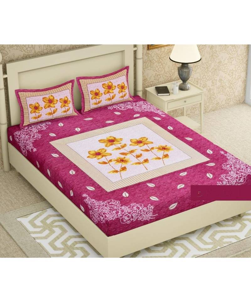 Double Queen BEDSHEETS 84*92 IN  with 2 Pillow covers 17 by 27 inches