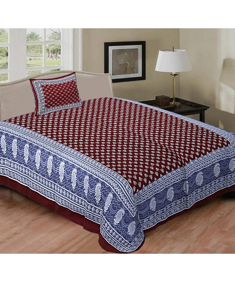 Double Queen BEDSHEETS 84*92 IN  with 2 Pillow covers 17 by 27 inches