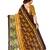 Multicolor printed faux georgette saree with blouse