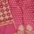 Pink floral print banarasi salwar
