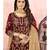 Maroon Georgette Pakistani Salwar Kameez