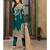 Teal Georgette Pakistani Salwar Kameez