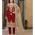 Maroon Georgette Pakistani Salwar Kameez