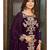 Wine Georgette Pakistani Salwar Kameez