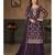 Purple Georgette Pakistani Salwar Kameez