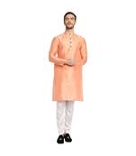 DEVOILER Regular Fit Long Kurta For Men