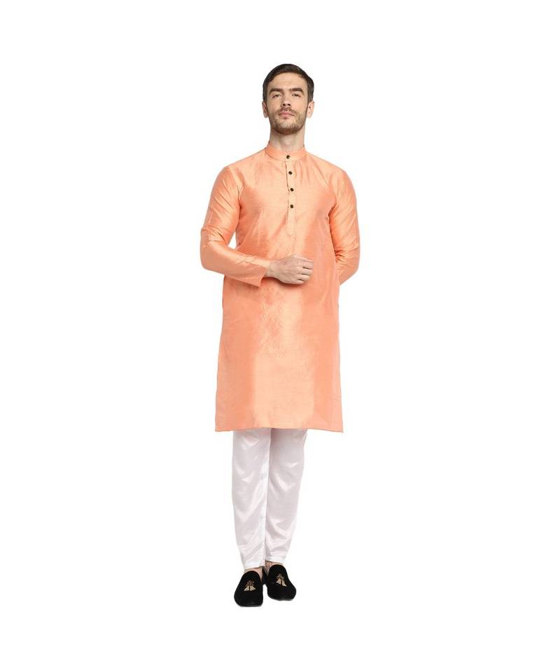 DEVOILER Regular Fit Long Kurta For Men