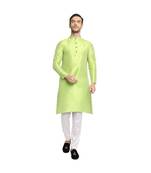 DEVOILER Regular Fit Long Kurta For Men