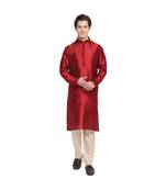 DEVOILER Regular Fit Long Kurta For Men