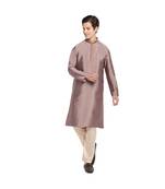 DEVOILER Regular Fit Long Kurta For Men