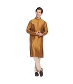 DEVOILER Regular Fit Long Kurta For Men