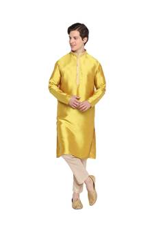 DEVOILER Regular Fit Long Kurta For Men