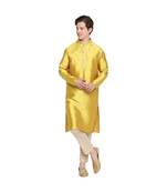 DEVOILER Regular Fit Long Kurta For Men