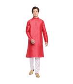 DEVOILER Regular Fit Long Kurta For Men