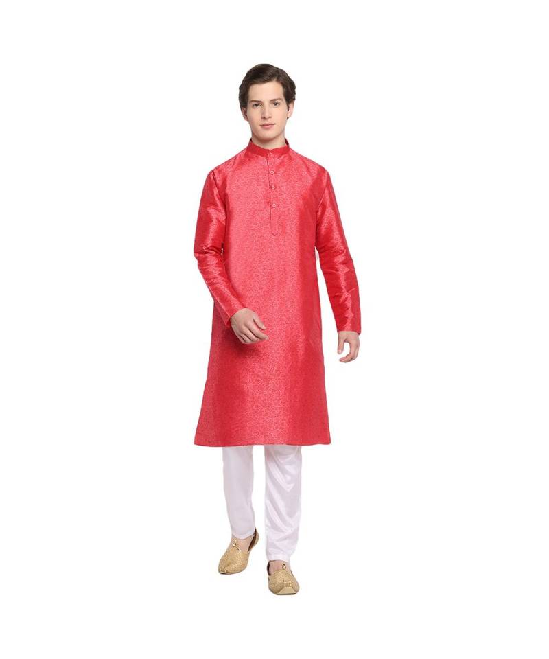 DEVOILER Regular Fit Long Kurta For Men