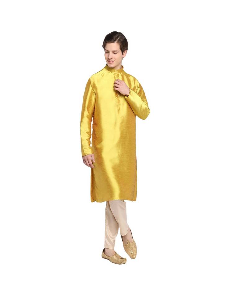 DEVOILER Regular Fit Long Kurta For Men