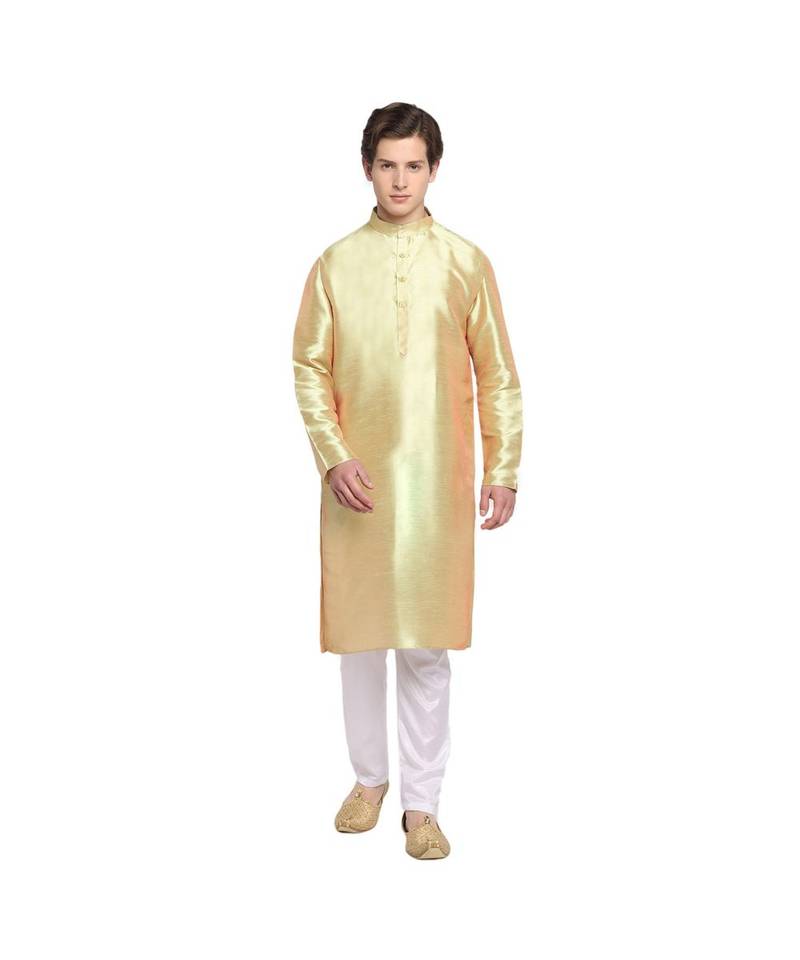 DEVOILER Regular Fit Long Kurta For Men