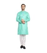 DEVOILER Regular Fit Long Kurta For Men