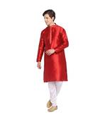 DEVOILER Regular Fit Long Kurta For Men