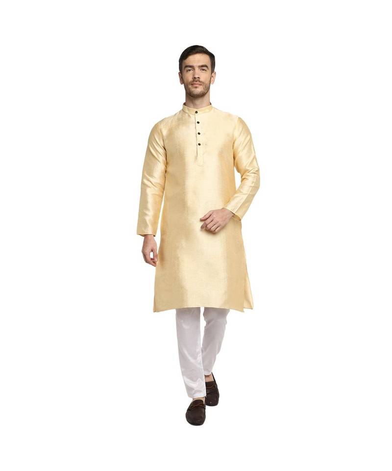 DEVOILER Regular Fit Long Kurta For Men