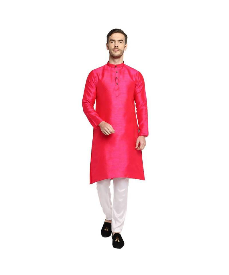 DEVOILER Regular Fit Long Kurta For Men