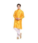 DEVOILER Regular Fit Long Kurta For Men