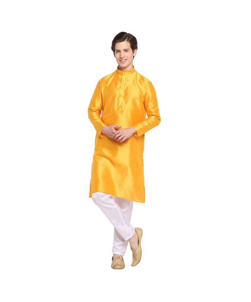 DEVOILER Regular Fit Long Kurta For Men