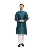 DEVOILER Regular Fit Long Kurta For Men