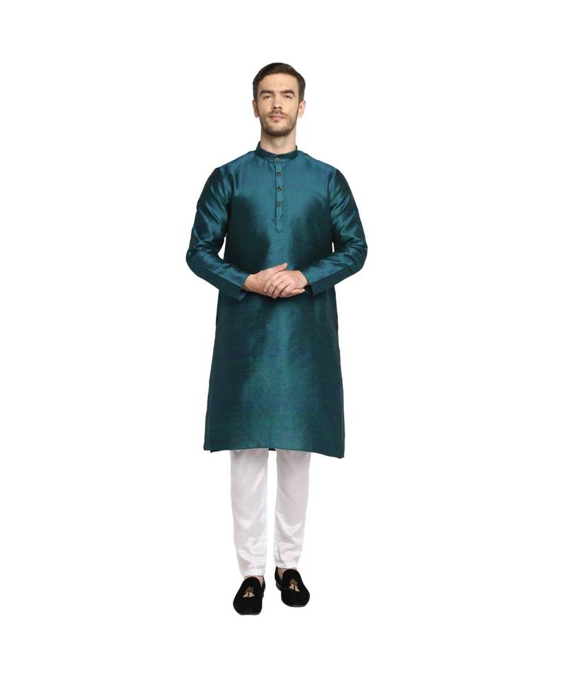 DEVOILER Regular Fit Long Kurta For Men