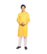 DEVOILER Regular Fit Long Kurta For Men