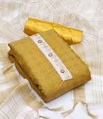 Mustard floral print banarasi salwar