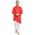 DEVOILER Regular Fit Long Kurta For Men