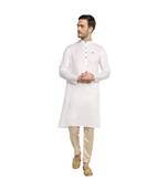 DEVOILER Regular Fit Long Kurta For Men
