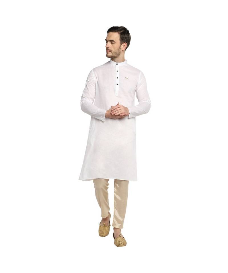 DEVOILER Regular Fit Long Kurta For Men