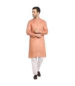 DEVOILER Regular Fit Long Kurta For Men