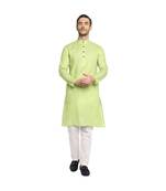 DEVOILER Regular Fit Long Kurta For Men