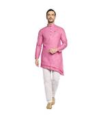 DEVOILER Regular Fit Long Kurta For Men