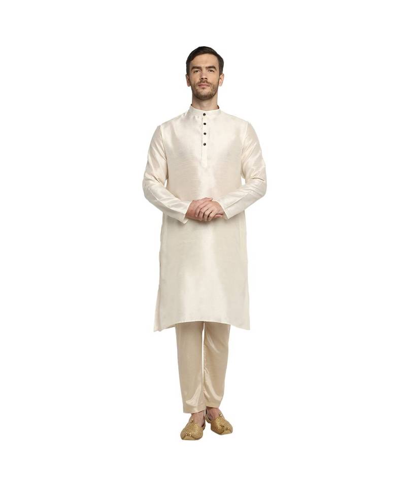 DEVOILER Regular Fit Long Kurta For Men