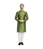 DEVOILER Regular Fit Long Kurta For Men