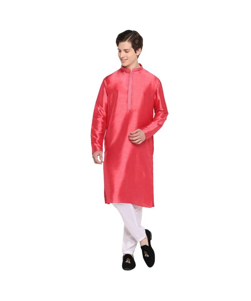 DEVOILER Regular Fit Long Kurta For Men